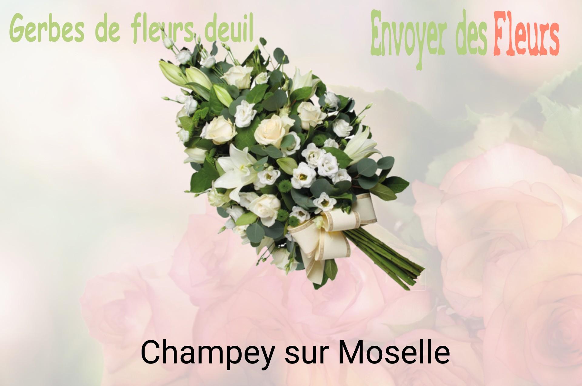 Gerbe de fleurs de deuil livrée à Champey-sur-Moselle